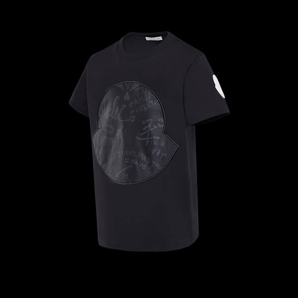 大人もOK 12-14 モンクレール キッズ パロディ アンファン Tシャツ 9568C7002083092T999