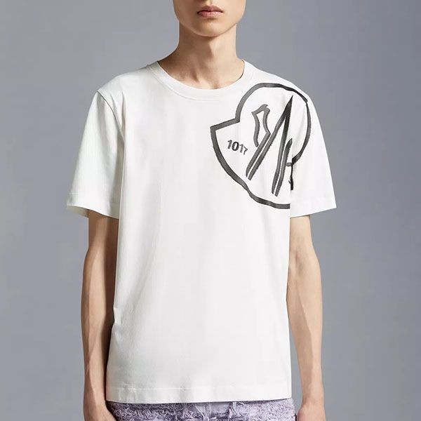 国内完売モンクレール 6 モンクレール 1017 Alyx 9SM ロゴプリントTシャツ 偽物 3色 H209Y8C00001M2780001​