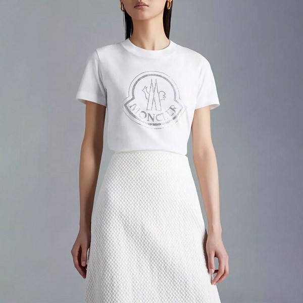お早めに！モンクレール クリスタルロゴ Tシャツ コピー H2093 8C00016829FB