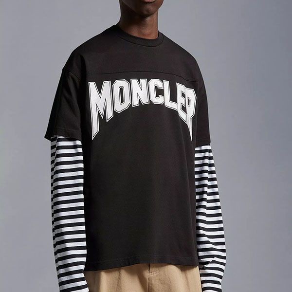 超限定モンクレール ジャージ ロゴ入り Tシャツ コピー 2色 I10918C00011M2643999
