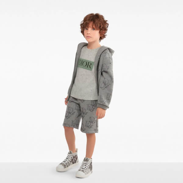 ◆大人もOK◆ディオール 子供服 コピー 21SS ディオール スウェット パーカー グレー トップス