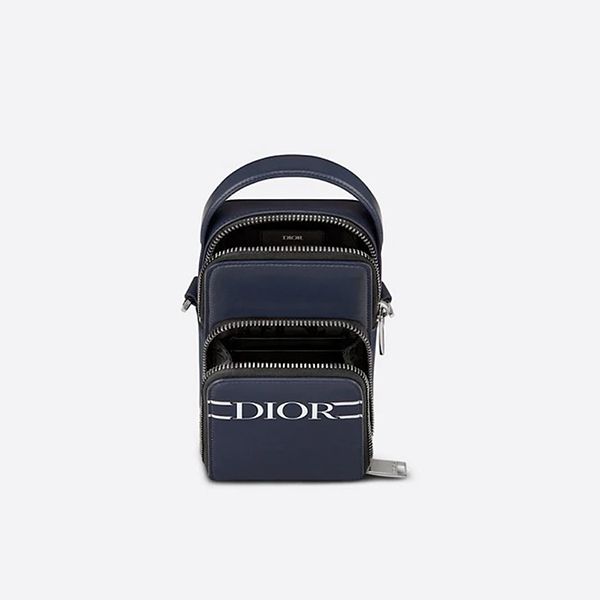 【ディオール 携帯ケース 偽物】新作 ショルダーストラップ付き ポーチ 2ESCA326VLM_H36B