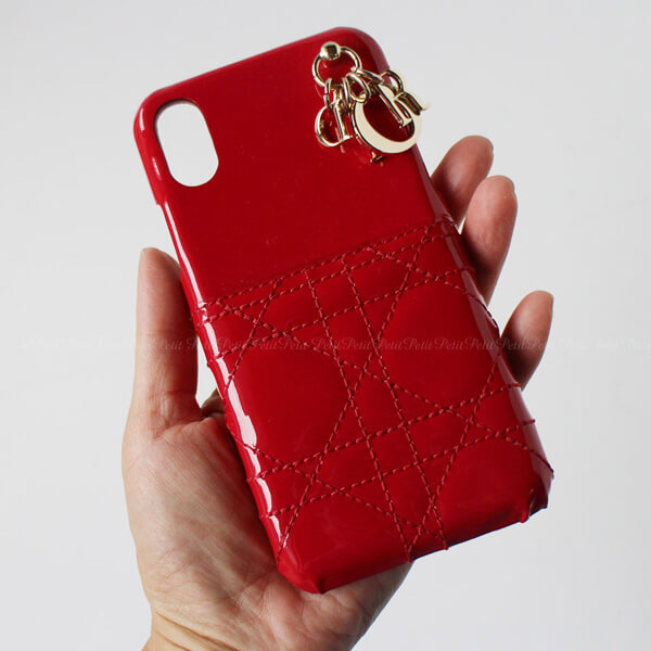  Lady ディオール iphoneケース コピー  チャーム付 レディな iphoneXケース S0206OVRB_M900
