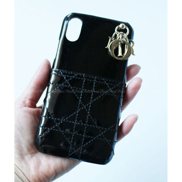  Lady ディオール iphoneケース コピー  チャーム付 レディな iphoneXケース S0206OVRB_M900