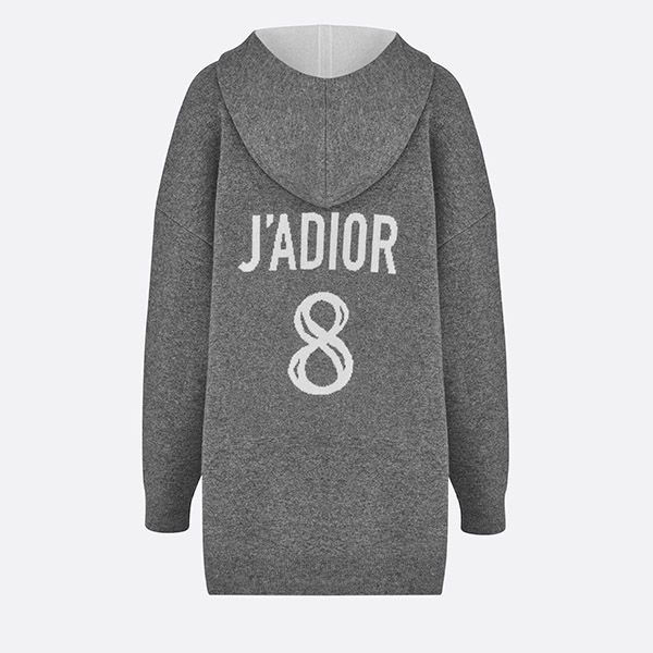 ディオール セーター 偽物 \'J\'Adior 8\' ロゴ カシミヤ フード付き 844S92AM009_X8805