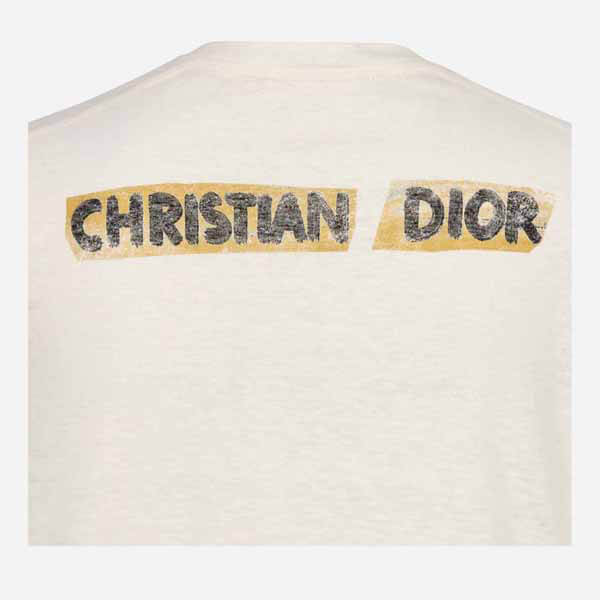 ディオール Tシャツ 偽物 トップス 半袖 コットン リネン 男女 プレタ 新作