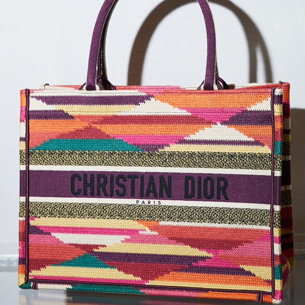 ディオール ブックトート コピー 21SS Shopper Book Tote Small mit トートバッグ マルチカラー 