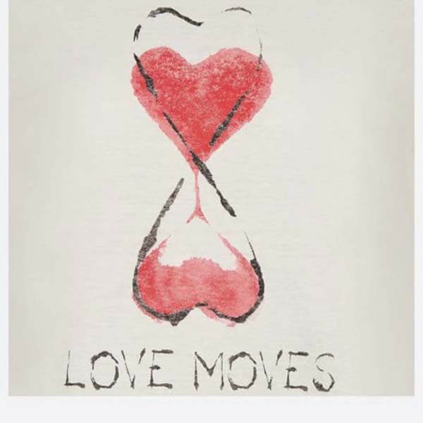 ディオール Tシャツ 偽物 FALL 21 LOVE MOVES プリント リネン混 Tシャツ 143T12A4466_X0200