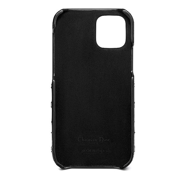 レディディオール 偽物 iPhone13ケース アイフォンケース 12 PRO ロゴ カナージュS0946OVRB_M03Z