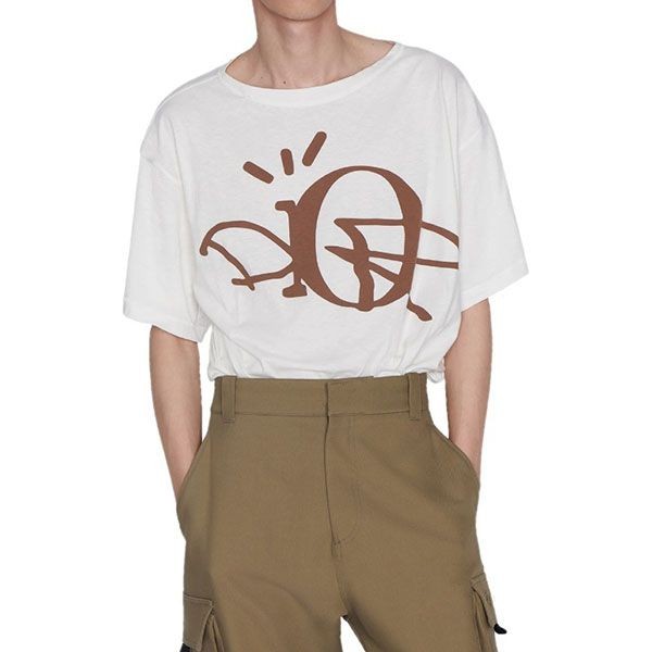 最も安いディオール×トラヴィススコット オーバーTシャツ 偽物283J632A0752_C081