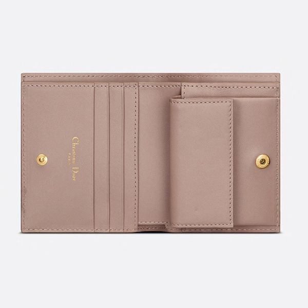 素敵な★ディオール CARO フラワープリント ミニウォレット 偽物 折財布 S5137USJS_M941
