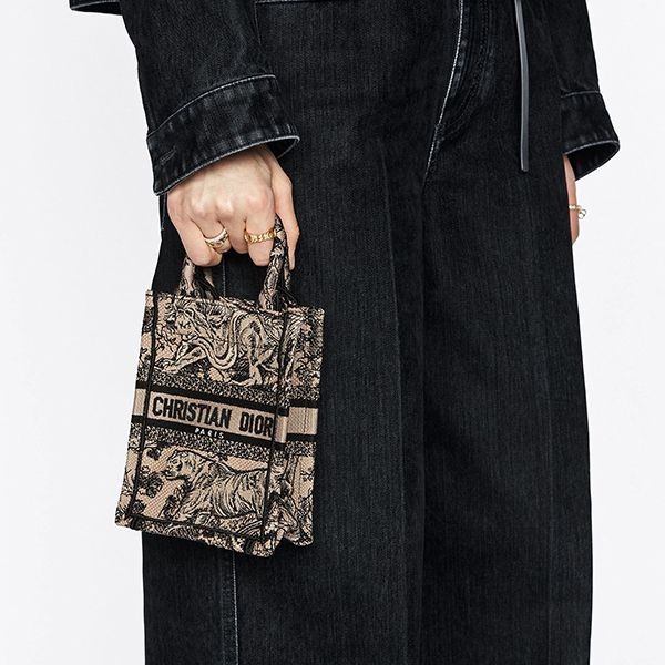 ★ディオール BOOK TOTE ミニ フォンバッグ 偽物トワルドゥジュイ 即納 2色 S5555CRGO_M928
