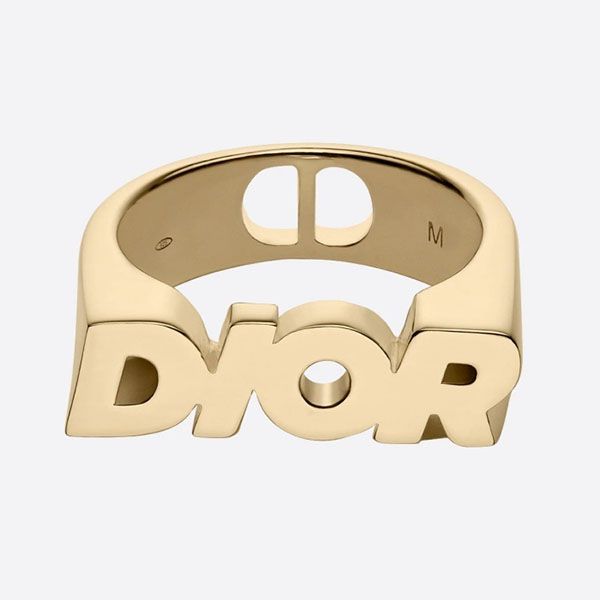 【人気商品】★ディオール★ロゴリング 指輪 コピーゴールドカラーR1135HOMST_D300
