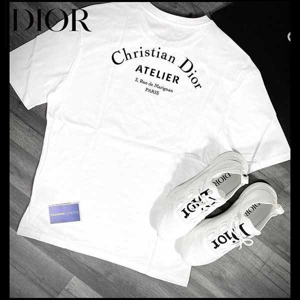 早い者勝ちディオール Tシャツ 偽物 (リラックス フィット) 043J615A0589_C089