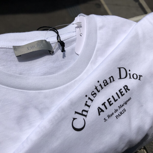 ディオール ロゴTシャツ コピー​“Christian ディオール Atelier”White 863J621I0533_C089