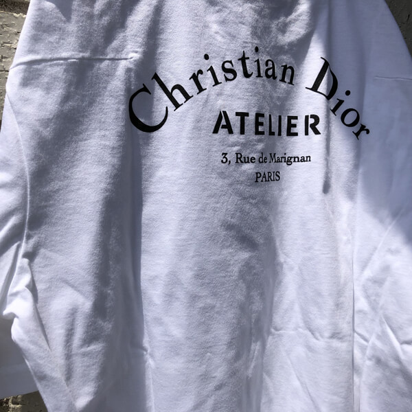 ディオール ロゴTシャツ コピー​“Christian ディオール Atelier”White 863J621I0533_C089