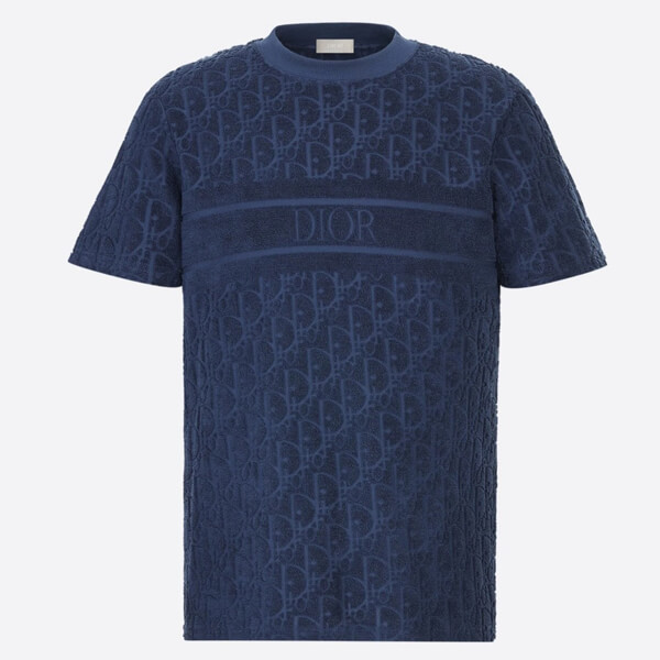 21SS OBLIQUE ディオール Tシャツ コピー ロゴバンド コットン製 半袖*2カラー 943J605E0602_C020