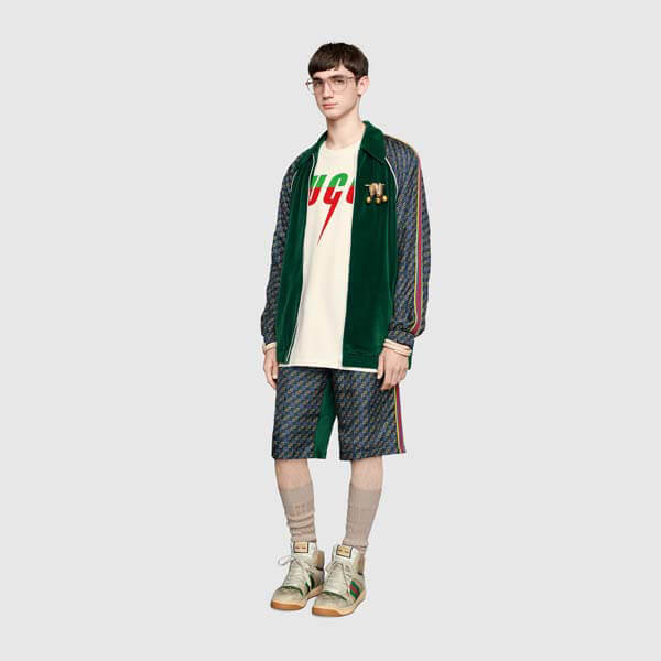 累積売上総額第１位 グッチ パロディ tシャツ★20春夏 T-SHIRT W/ BLADE