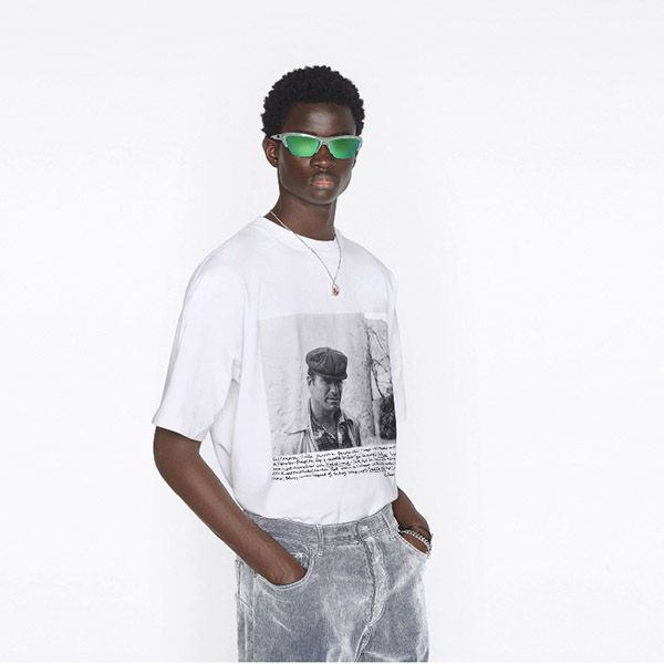 お洒落に ディオール AND JACK KEROUAC オーバーサイズ Tシャツ 偽物 293J673A0554_C089