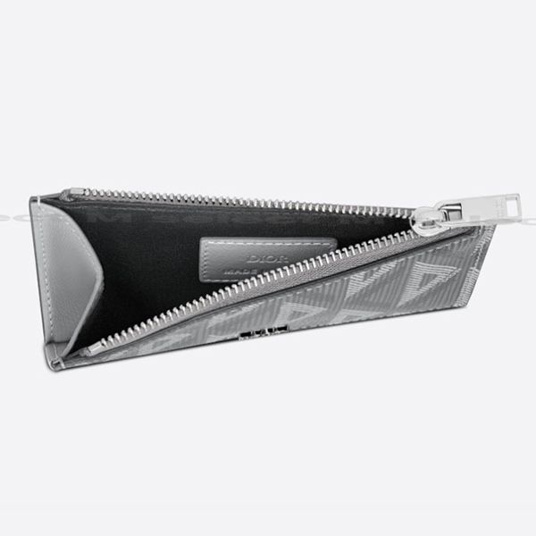 【ディオール】CD Diamond 偽物ジップカードホルダー フラグメントケース 2ESBC250DCOH43E