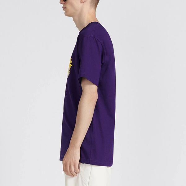 ディオール リラックス フィット コットンジャージー Tシャツ 偽物 3色 313J696A0554_C479​