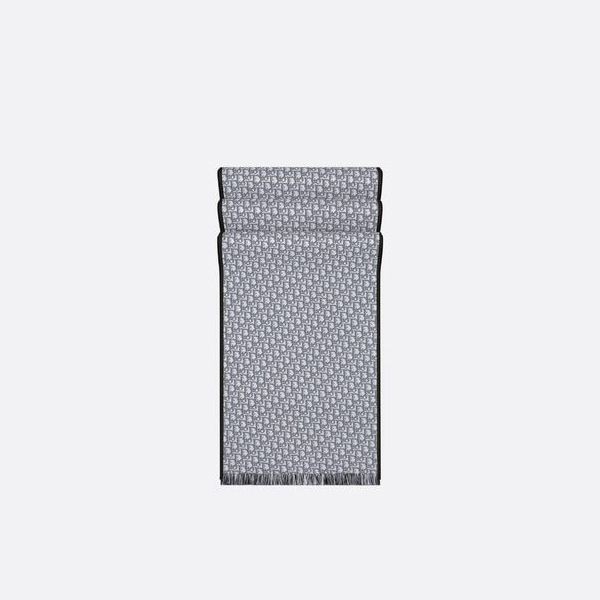 人気話題コラボ！ディオール オブリーク マフラー 偽物 ウール シルク 2色 14CDO301I985_C813