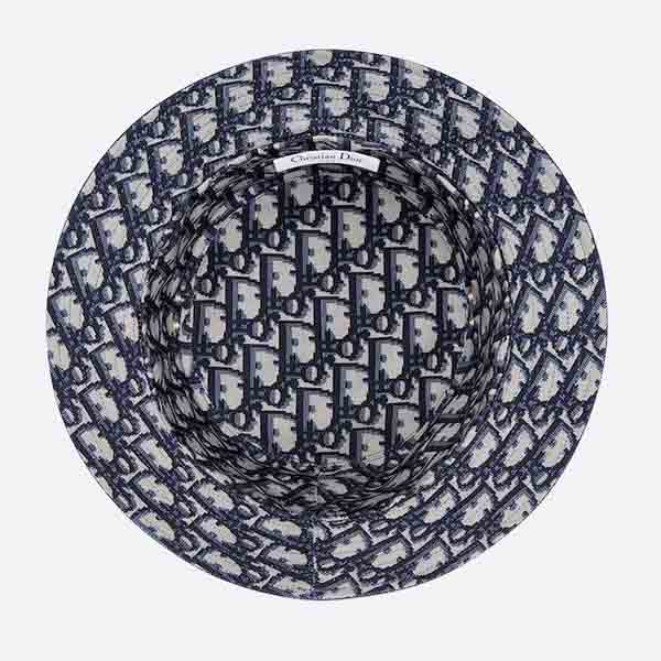 ディオール バケットハット スーパーコピー☆CD Oblique リバーシブル ハット ブラック 95TDD923A130_C900