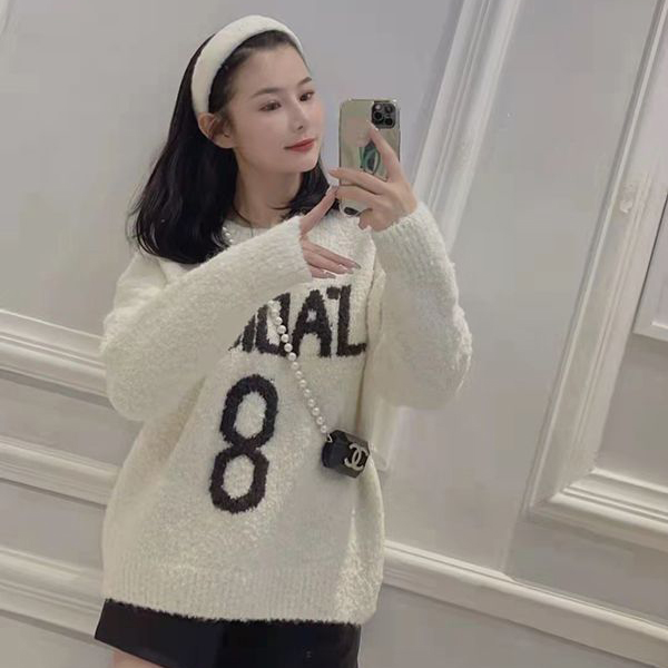 新作2021-22AW ディオール セーター 偽物  J\'ADIOR 8\' 大人気！154S55AM114_X0810 注目度抜群！ 