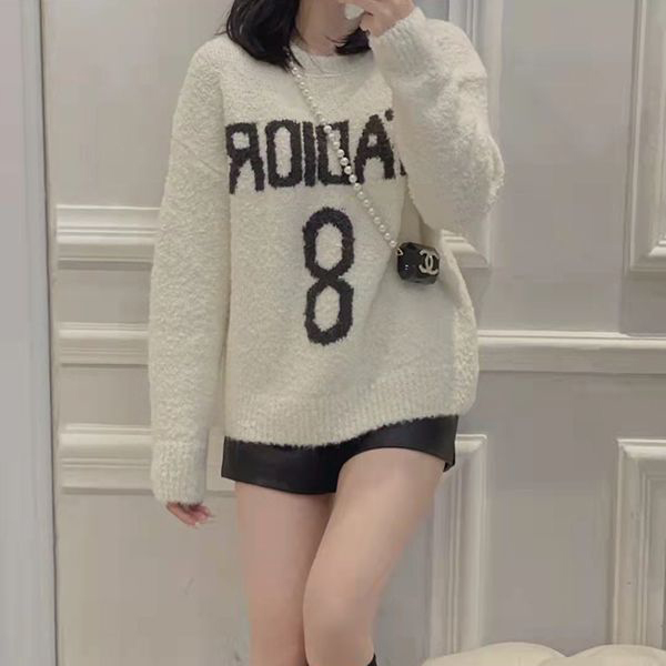 新作2021-22AW ディオール セーター 偽物  J\'ADIOR 8\' 大人気！154S55AM114_X0810 注目度抜群！ 