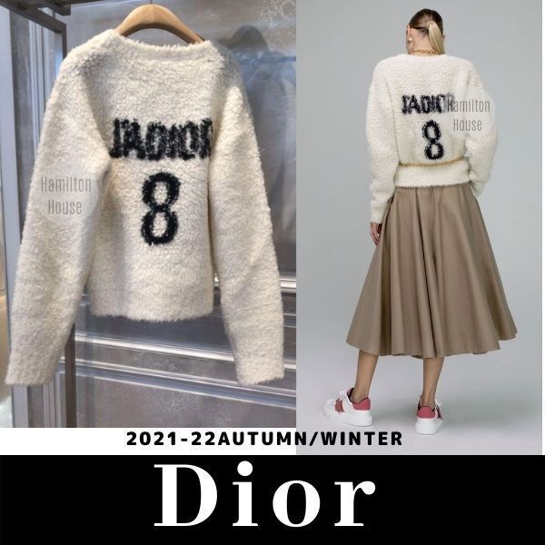 新作2021-22AW ディオール セーター 偽物  J\'ADIOR 8\' 大人気！154S55AM114_X0810 注目度抜群！