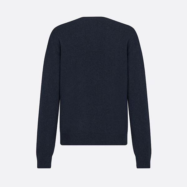 【追跡付】ディオール BOBBY セーター 偽物 カシミア ラウンドネック 2色 243M635AT460_C085