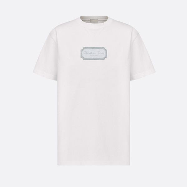 人気ディオール Tシャツ 偽物 リラックス フィット コットン ロゴ 2色 243J685B0554_C088
