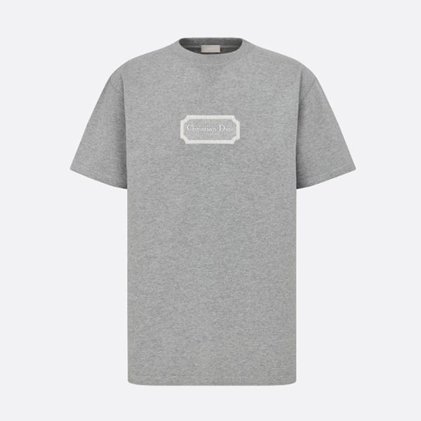 人気ディオール Tシャツ 偽物 リラックス フィット コットン ロゴ 2色 243J685B0554_C088