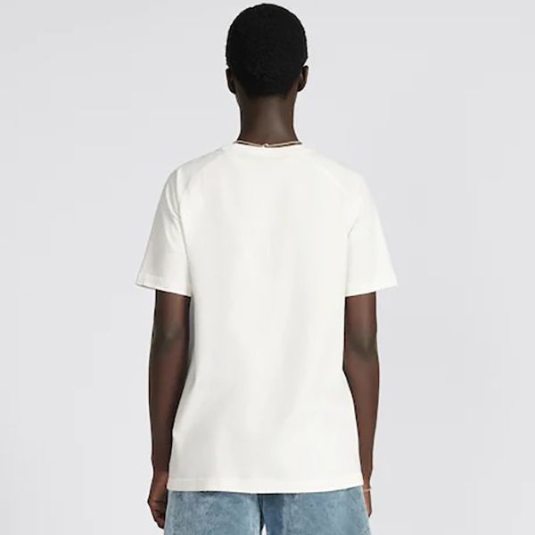 注目度NO.1ディオール BY ERL 半袖 コットン ロゴ Tシャツ パロディ 2色 313J647A0817_C081