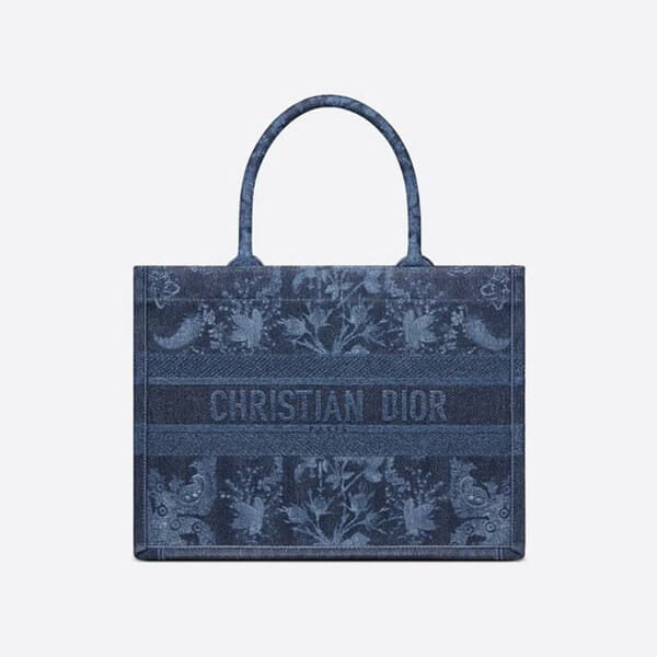 ディオール ブックトート コピー 新作2021SS BOOKTOTE フラワー刺繍スモール M1296ZJAS_M49E