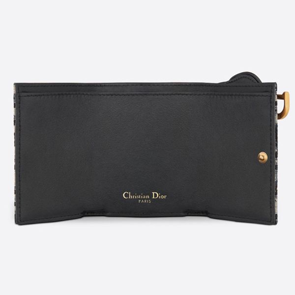 国内発送 ディオール 財布 偽物 SADDLE コンパクトウォレット S5653CTZQ_M932