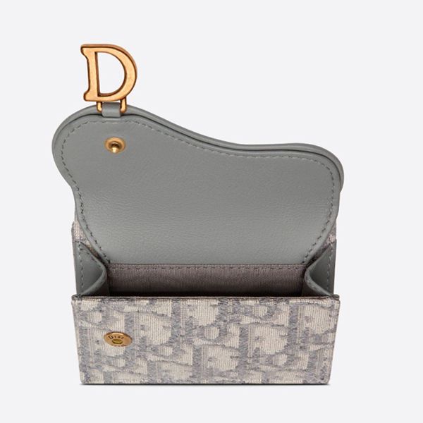 国内発送 ディオール 財布 偽物 SADDLE コンパクトウォレット S5653CTZQ_M932