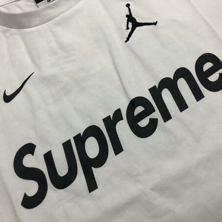 2021限定 シュプリーム Tシャツ コピー * ナイキ * Jordan Tee Tシャツ 白
