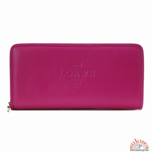 ロエベ ヘリテージラウンドファスナー長財布 17679F13 0009 7440