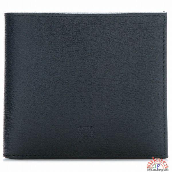 ロエベ MENS TEXTURA LEATHER2つ折り財布 10330302 0001 1100