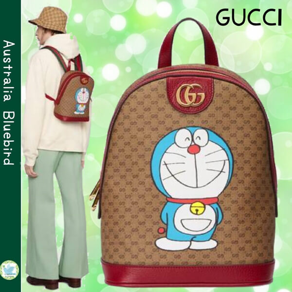 グッチ ドラえもん 偽物 リュック★DORAEMON X グッチ★ドラえもんコラボ スモール バックパック 647816 2VOAG 8595 欲しい超限定