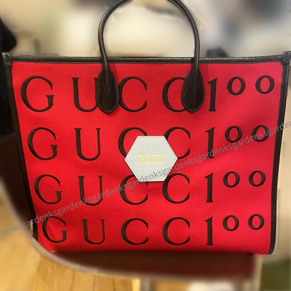 グッチ100周年バッグ 偽物 ラージ トートバッグ 記念★限定★すぐ届く！