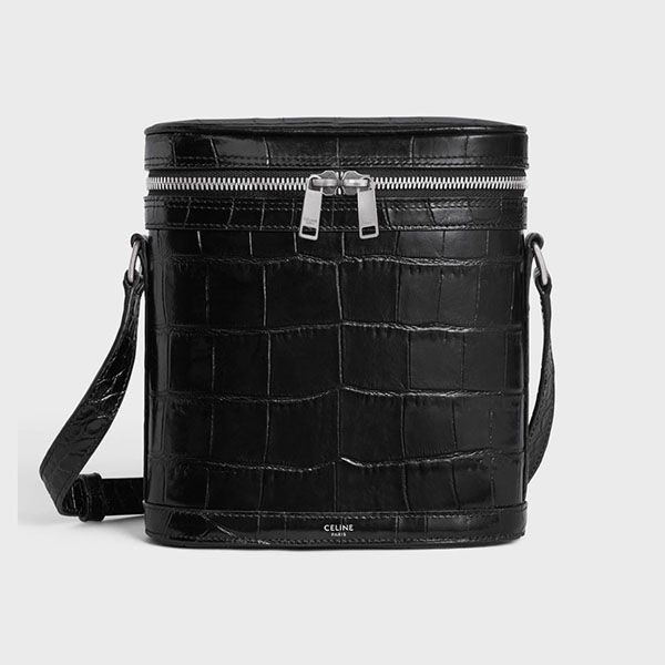セリーヌ バーティカル 偽物 メッセンジャー クロコダイル型押し110533EOX.38SI