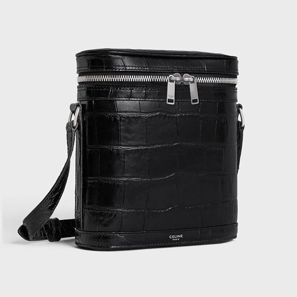 セリーヌ バーティカル 偽物 メッセンジャー クロコダイル型押し110533EOX.38SI