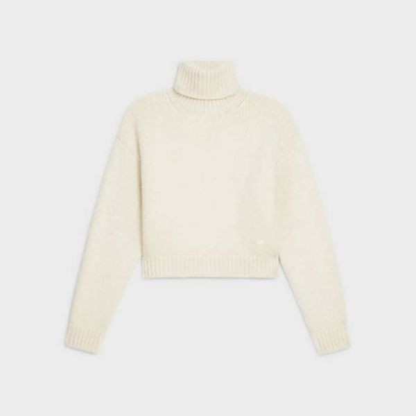 即日配送セリーヌ トリオンフ タートルネックセーター 偽物 アルパカウール 2色 2A89S234P.01OW​