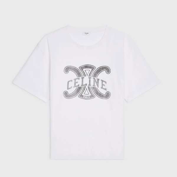 セリーヌ トリオンフ オーバーサイズ Tシャツ コピー 2X56B671Q.01EA