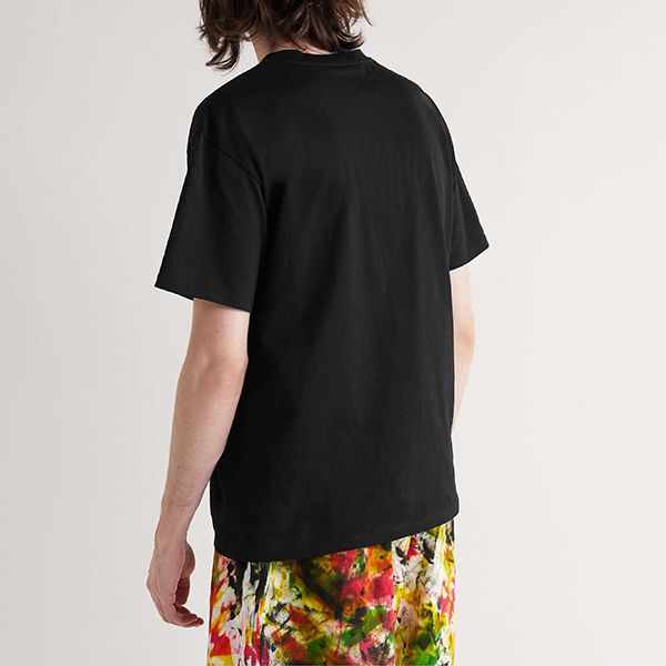 お洒落に【セリーヌ】グラデーション 偽物 ロゴ ルーズ Tシャツ