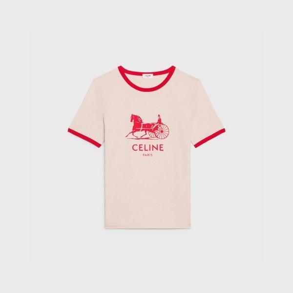 【セリーヌ】サルキープリント Tシャツ コピーコットンジャージー2X575501F07OW
