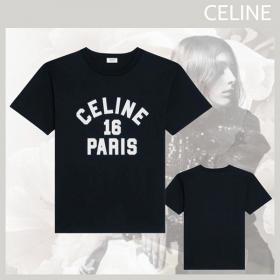 高品質セリーヌ 16 PARIS ルーズTシャツ 偽物 コットン 2X16B671Q38AW