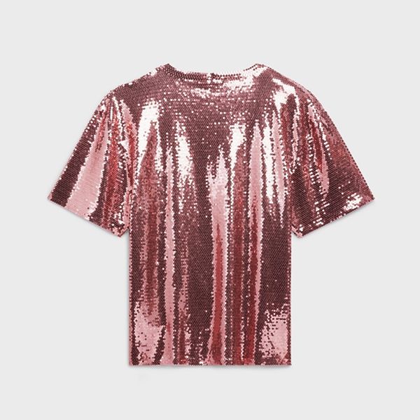 高品質セリーヌ Tシャツ 偽物 コットン シークイン 2X87A671Q.24OF
